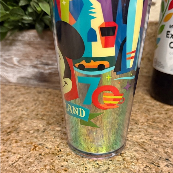 Starbucks | Disneyland 70th Mickey Mouse Multicolor Travel Tumbler with Straw - Picture 4 of 12